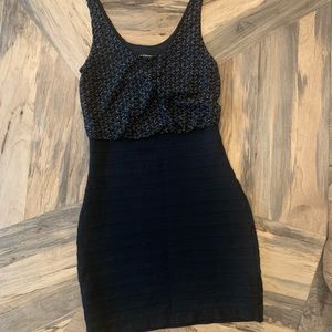 Black cocktail dress